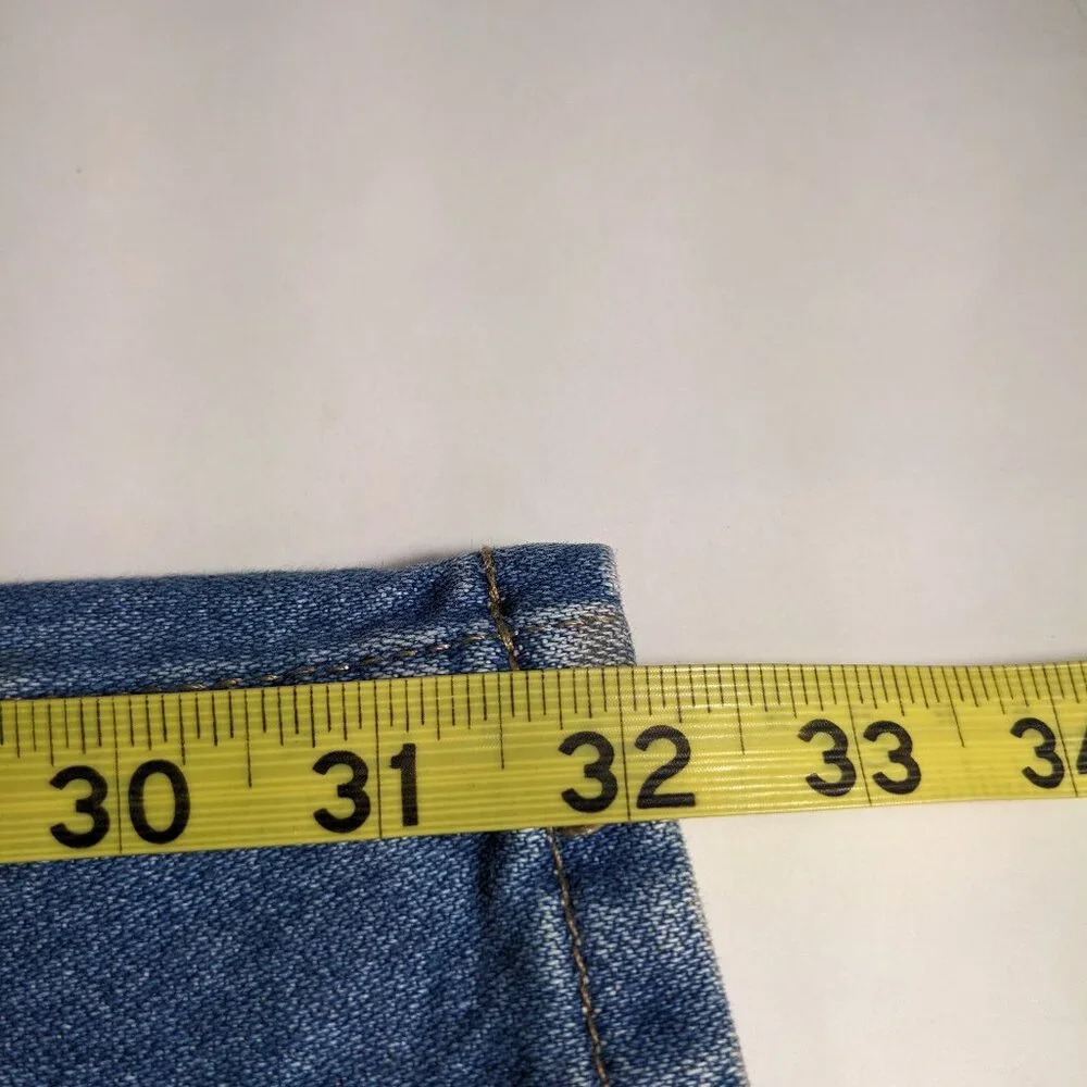 Blue Ranchwear Straight Jeans 32 L x 30 W 100% Cotton Mens Medium Wash 32x30